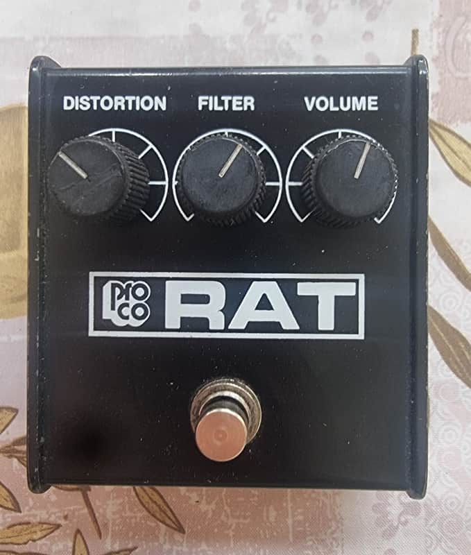 ProCo RAT 1987 Original Vintage "Black Face" / LM308 / Woodcutter image 1
