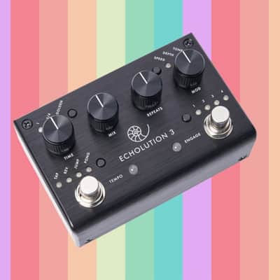Pigtronix Echolution 3 Delay Effects Pedal Black image 2