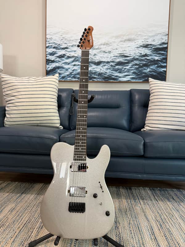 Cerberus Hermes 6HT Baritone White Sparkle New image 1