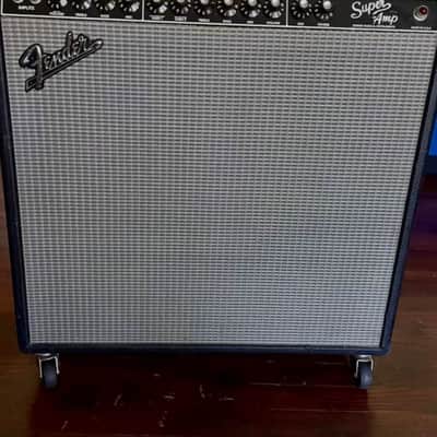 Fender Super Amp 2-Channel 60-Watt 4x10" Guitar Combo 1993 - 1995 - Black image 1