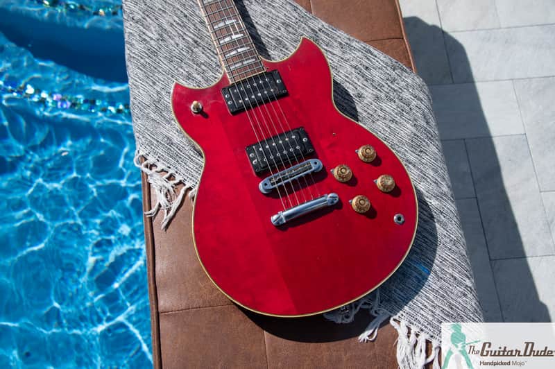 Late 1970's Yamaha SG-500 - Trans Red Finish - Made in Japan - Pro Set Up w Perfect Frets/Action/Intonation - Demo Video image 1