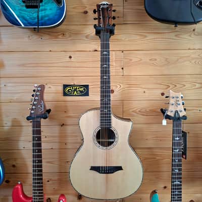 Bromo BAR5CE – All Solid Acoustic Electric Guitar – Natural image 2