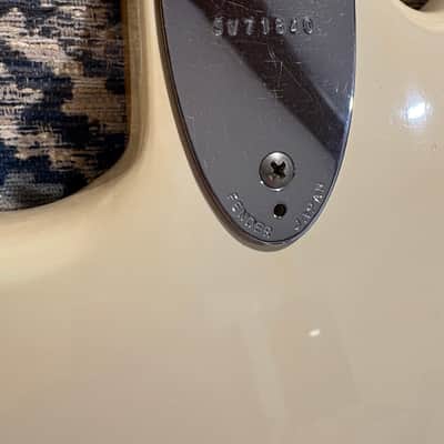 1983 Squier ST-72 JV Stratocaster Olympic White image 7