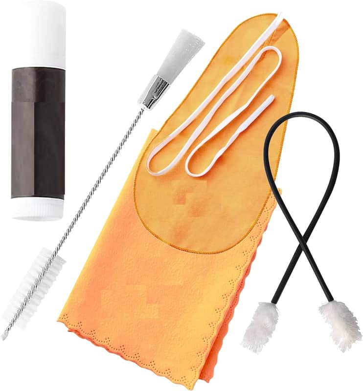 Flute Care Kit - Complete Flute Maintenance Kit, Includes Swabs, Grease, Polishing Cloth and Key Brush image 1