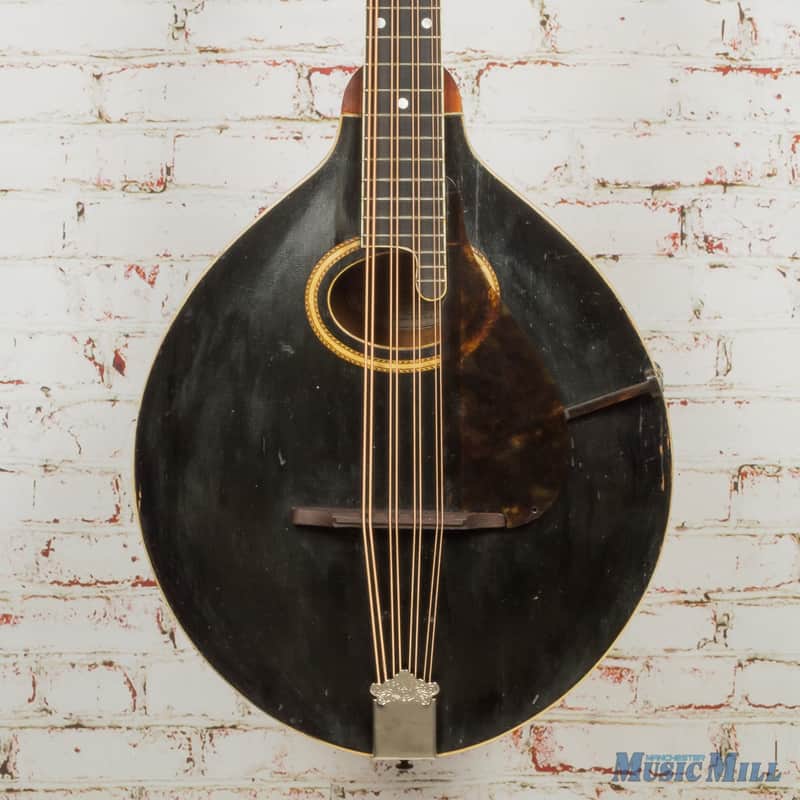 Vintage Gibson 1917 K2 Mandocello Black (USED) image 1