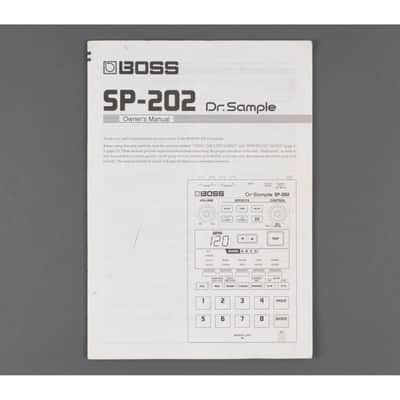 Boss SP-202 Dr. Sample Owners Manual