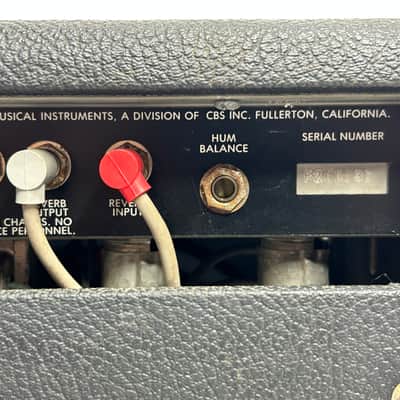 1982 Fender Super Champ 18-Watt 1x10" Guitar Combo - first year! Old tubes -Ratt-iCal tone Fender Super Champ 18-Watt 1x10" Guitar Combo 1982 - 1986 - Black image 8