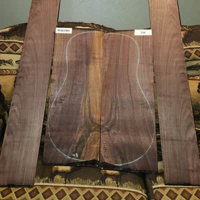 Exotic Wild Grain East Indian Rosewood Back and Sides for a Dreadnought Acoustic image 1