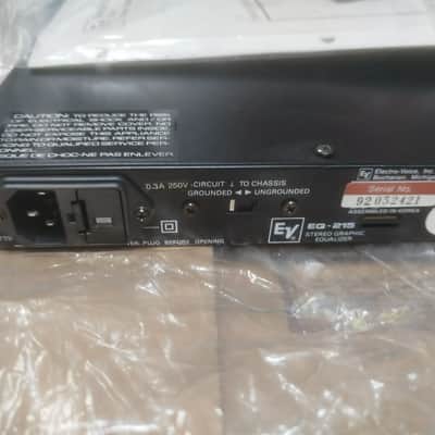 Electro-Voice (EV) EQ-215 Stereo Graphic Equalizer (church owned) CG00HKF image 9
