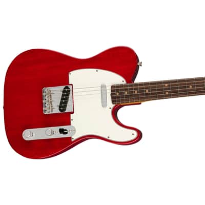 Fender American Vintage II 1963 Telecaster Rosewood Fingerboard - Crimson Red Transparent image 2