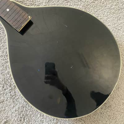 Black 8 String Mandolin Project, Spruce Top, Mahogany Body, Rosewood Fingerboard image 12