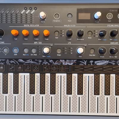 Arturia MicroFreak with box, power supply, Midi adapters, USB cable image 2