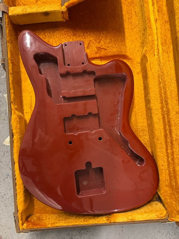 Unknown Mahogany Jazzmaster Body - Maroon image 1
