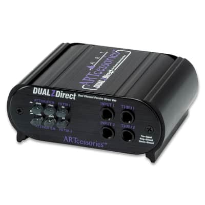 ART DUALZDirect 2-Channel Professional Passive Direct Box Dual Z-Direct Stereo image 3