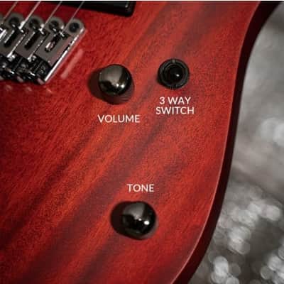Cort KX307MS 7-String Multi-Scale (25.5Ã‚ 27Ã‚) - Open Pore Mahogany image 13