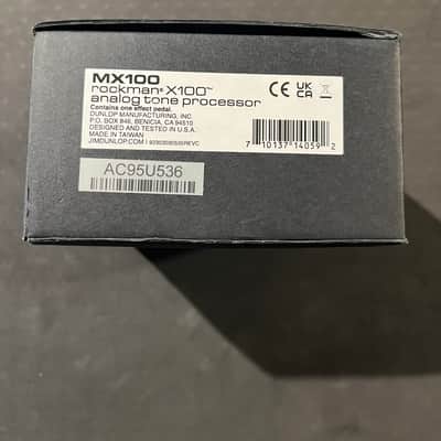 MXR ROCKMAN® X100™ ANALOG TONE PROCESSOR MX100 2025 - Present - Black / Blue image 8
