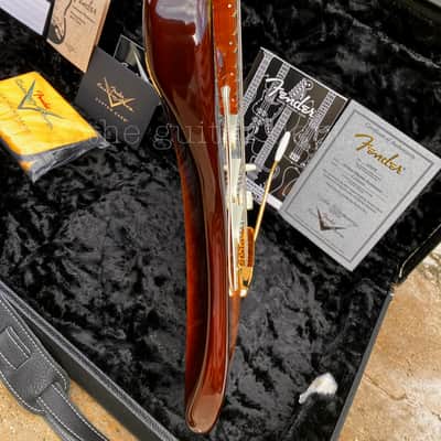 ♚ SUBLIME ♚ 2016 Fender CUSTOM SHOP Artisan OKOUME Stratocaster♚Dark Roasted♚69 Handwounds ! image 10