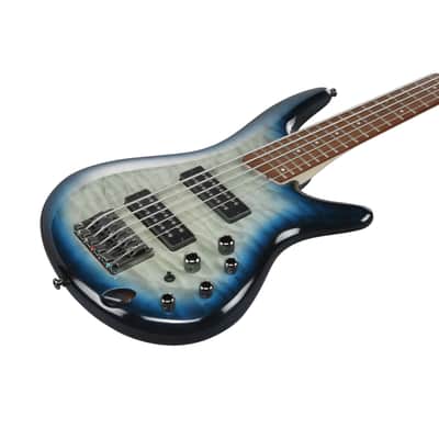 Ibanez Standard SR405EQM-SCB Stained Cosmic Blue Starburst - 5-String Electric Bass imagen 6