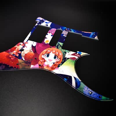 Memories of Dahlia #1 / Ibanez Pickguard / RG350 / JEMJR / Graphic / Stormguitar image 9