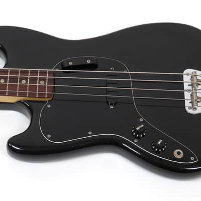 Fender Musicmaster Bass 1978 Black Left Handed with Hang Tag! image 6