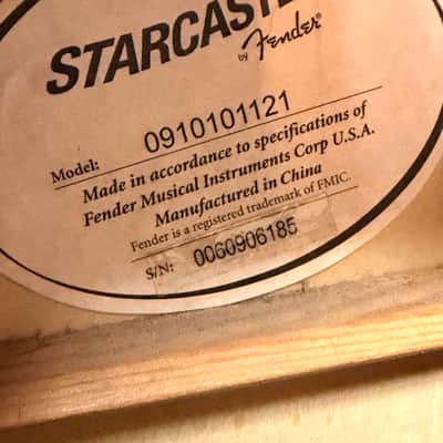 Fender Starcaster Acoustic Electric Guitar Natural w/ Gig Bag & Strings – B-Stock (Electronics Not Working) image 3