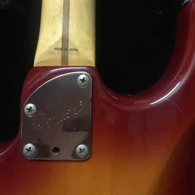 Fender Richie Sambora Signature Cherry Sunburst Japan //// free   many stuffs image 5