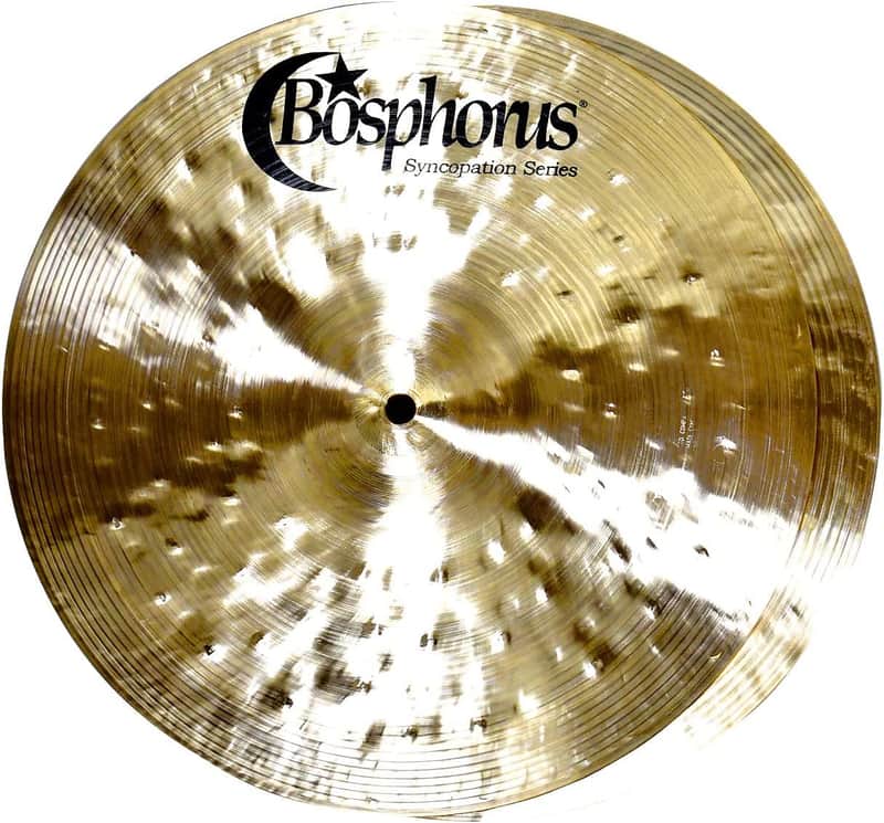 Bosphorus Cymbals 13" Syncopation Series Extra Thin Hi-Hats (Pair) image 1