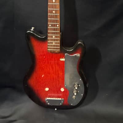 Fujigen Gakki EJ-1 Project - Original Parts - Straight Neck - Mosrite Style Bridge - Solid Body - 1963 image 11