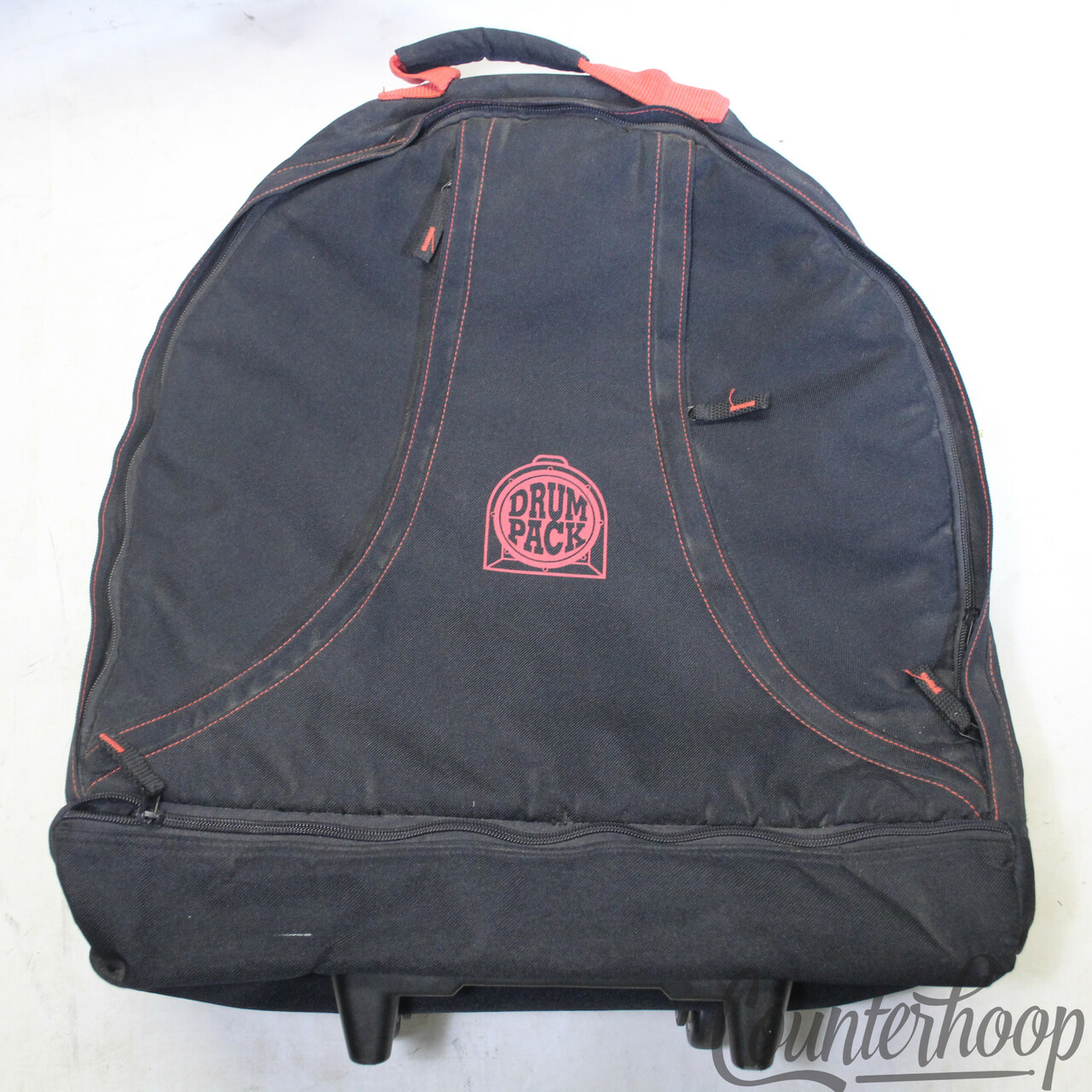 Drum Pack Snare Drum 14" x 5" Soft Case Backpack w/ Wheels + Extendable Handle — main photograph