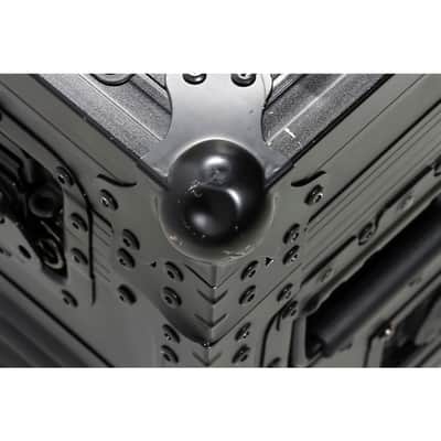 American DJ Element H6 6 pack battery powered pars with charge case and UCIR24 wireless remote Chrome Regular image 6