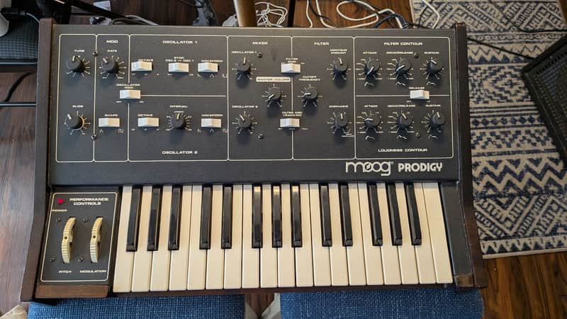 Moog Prodigy Monophonic Synthesizer Vintage || Made in USA || Pro Serviced || Multiple Upgrades WATCH image 1