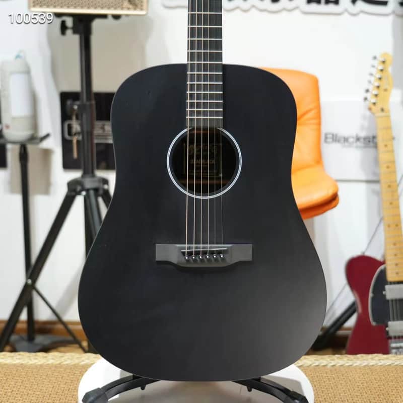 Martin DXAE BLACK HPL Electric box folk guitar image 1