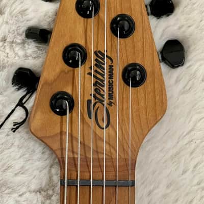 Sterling by Music Man 'Fluff' Signature Stingray Electric Guitar Amana Boat Blue image 8