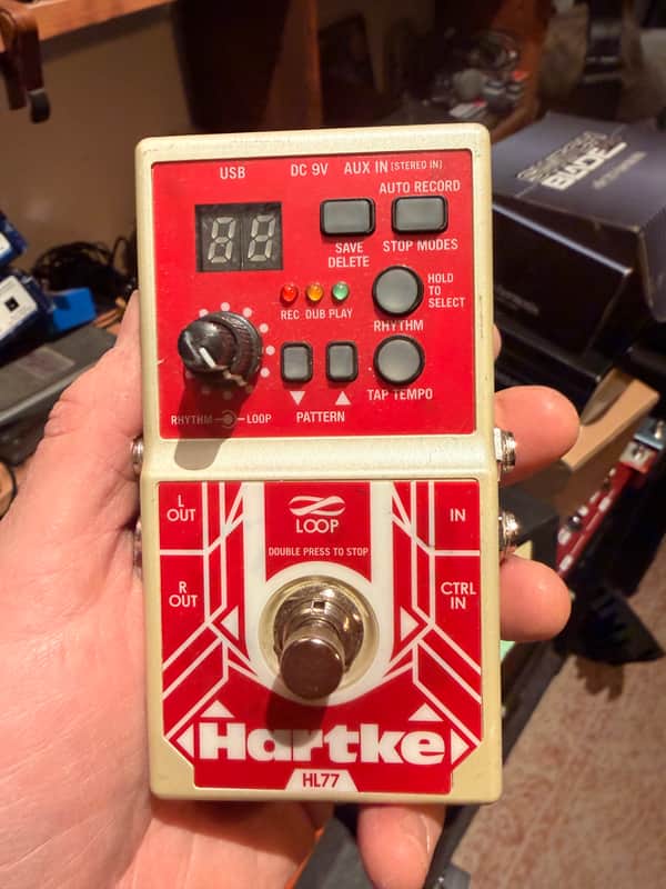Hartke HL77 Bass Looper 2010s - Red/White image 1