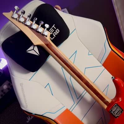 Ibanez MIJ Joe Satriani JS2410 - Muscle Car Orange image 6