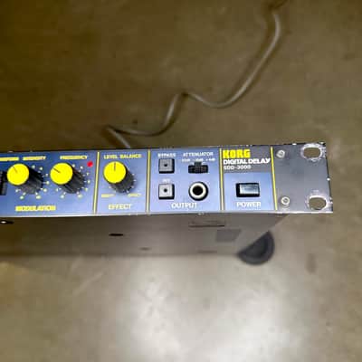 Korg SDD-3000 Digital Delay 1980s - Black image 4