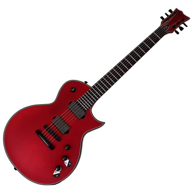 ESP LTD EC-1000 CANDY APPLE RED SATIN guitar B-Stock 0604 image 1