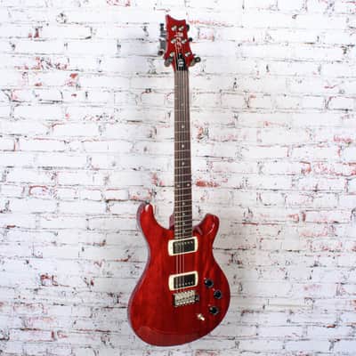 PRS - Paul Reed Smith SE DGT Standard Moons - Electric Guitar - Vintage Cherry - w/ Gigbag image 4