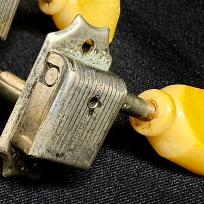 Gibson Historic Custom Shop Kluson Aged Relic Nickel Single Line KD-3-NPK 3x3 Guitar Tuning Machines image 3