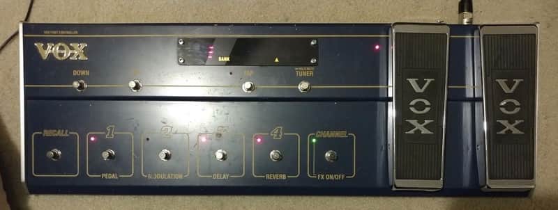 Vox VC-12 Foot Controller. Footswitch. VC12. w/long connector cable! Valvetronix image 1