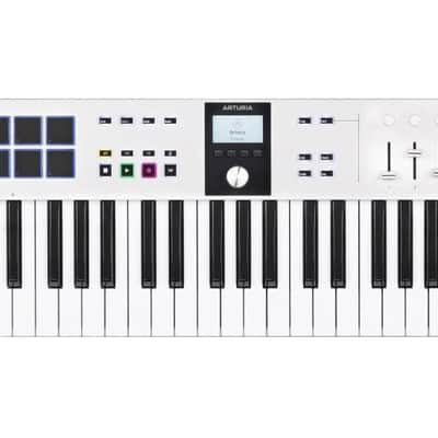 Arturia - KeyLab Essential 49 MK3 Universal MIDI Controller Keyboard- White