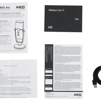 AKG ARA C22 USB Dual Mode Condenser Recording Microphone+Stand+iPhone/iPad Cable image 14