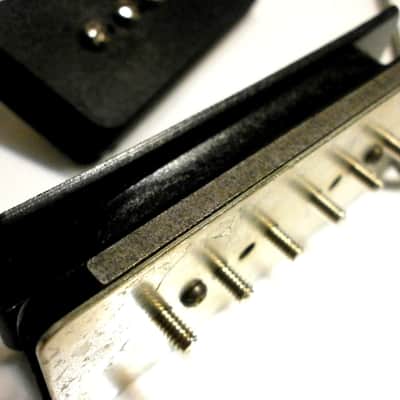 Q pickups SOAP BAR P90 Pickups SET Black 50s Vintage Fits Les Paul SG Epi Gibson Electric Guitar image 3