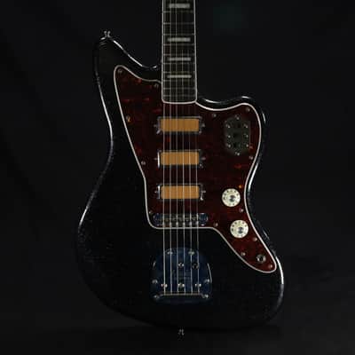 Fender Limited Edition Gold Foil Jazzmaster Ebony Fingerboard - Black Sparkle 539 image 7
