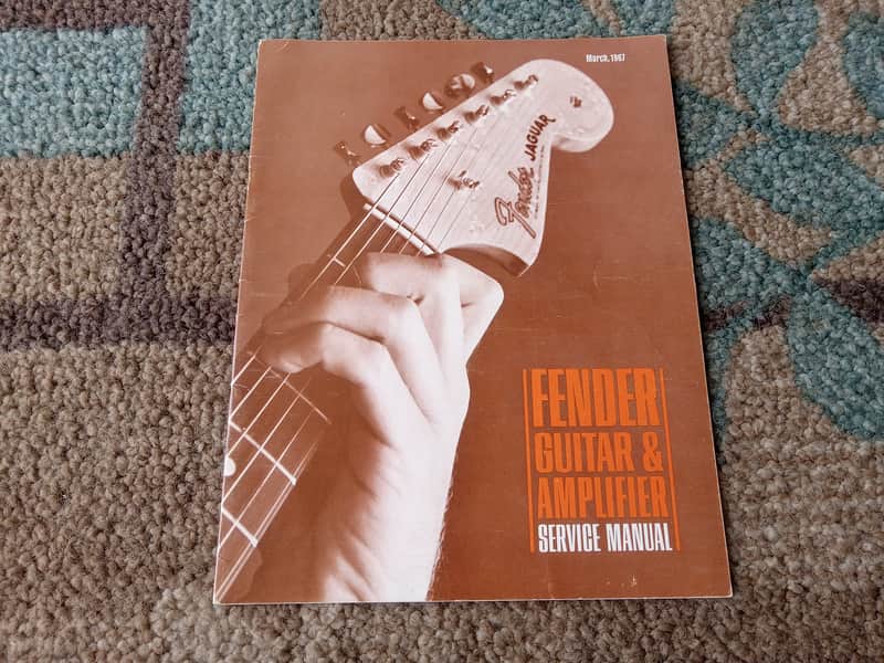 Vintage March 1967 Fender Service Manual for Guitars and Amplifiers! Rare, Original Case Candy! image 1
