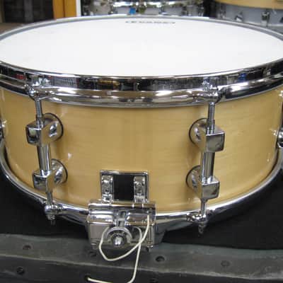 Premier 5.5X14" Signia Maple Snare Drum (Lot293-3-313) 2000's - Maple image 5