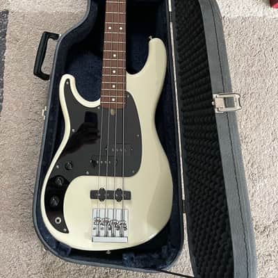 Ibanez Left Handed Roadstar II Vintage P/J Bass MIJ 1986 Aged White image 1