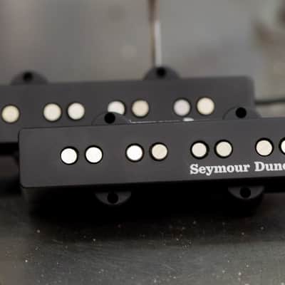 Seymour Duncan Apollo Noiseless Jazz Bass Pickup Set Black. New! image 3