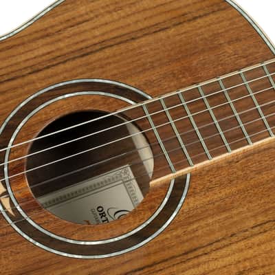 Ortega RE30TH-ACA 30th Anniversary Series AAA Acacia Top Nato Neck Nylon 6-String Classical Acoustic-Electric Guitar w/Gig Bag image 11
