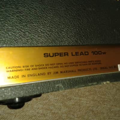 Marshall 100W PLEXI REISSUE HEAD 1994 - BLACK image 4